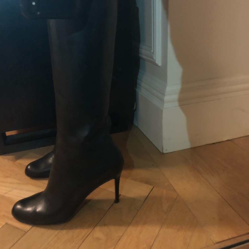 Christian Louboutin leather up to knee boots